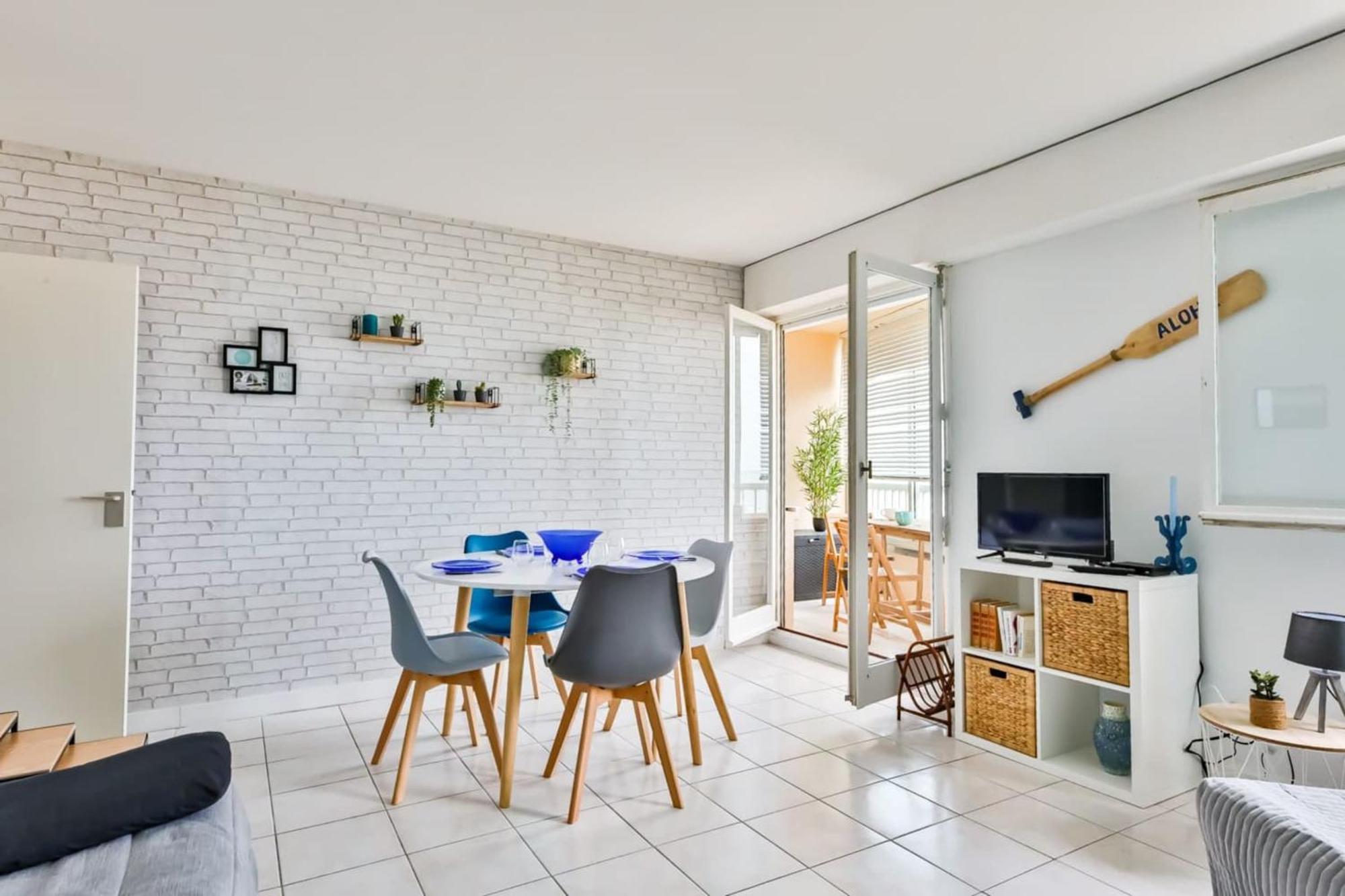 Апартаменты Horizon - Sejour Cocooning Vue Mer Сен-Жан-де-Мон Экстерьер фото
