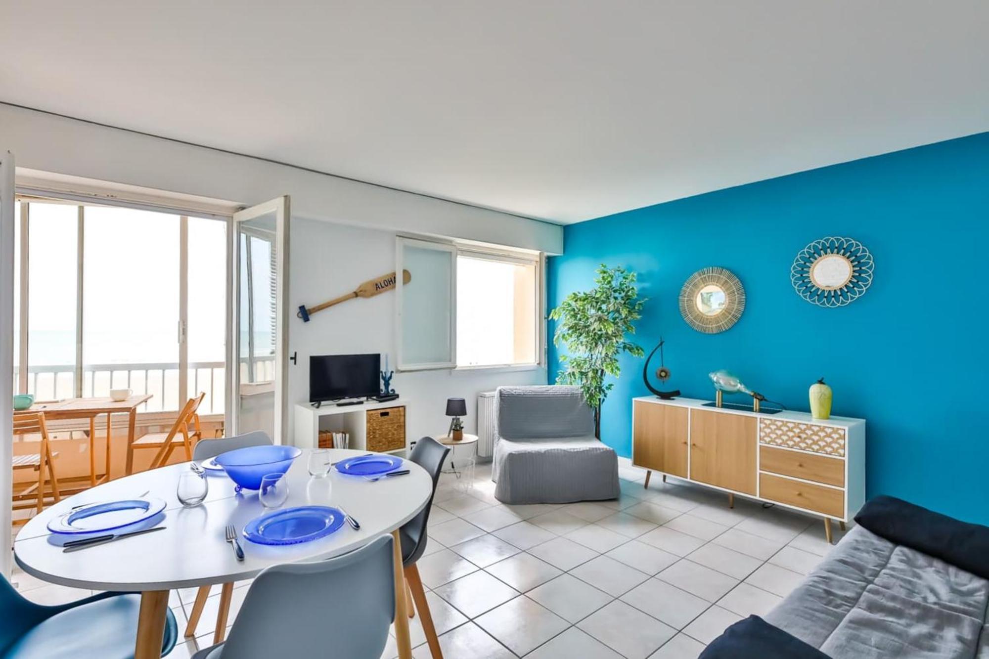 Апартаменты Horizon - Sejour Cocooning Vue Mer Сен-Жан-де-Мон Экстерьер фото